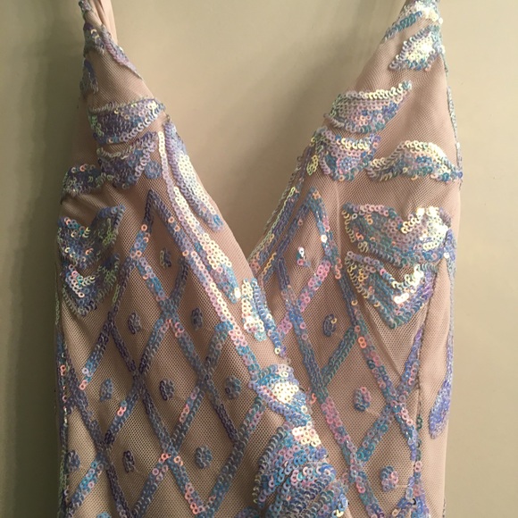 Long Mermaid Style Prom Dress - Picture 2 of 5